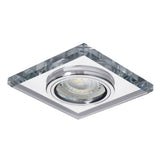 MORTA SR Square Recessed MR16 Downlight - Silver