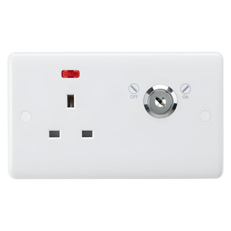 13A DP Lockable Socket with Neon