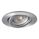 EvIT Round MR16 Recessed Downlight Fitting - Aluminium