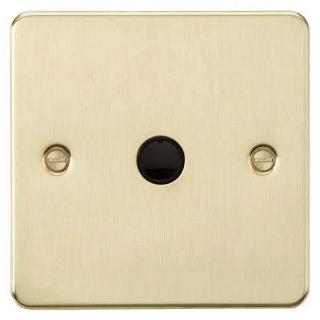 20A Flex Outlet Plate - Brushed Brass