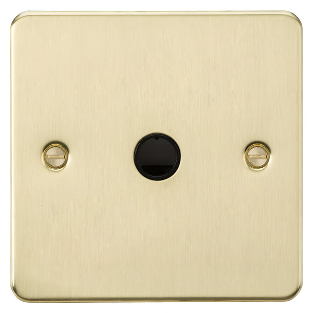 20A Flex Outlet Plate - Brushed Brass