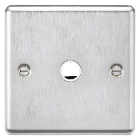 20A Flex Outlet Plate - Brushed Chrome