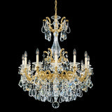 Vienna 12 Light K9 Crystal Chandelier