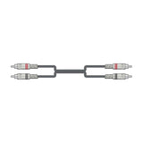 Citronic 2R-2R600 Twin RCA Phono Audio Lead 6m