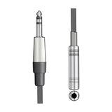Citronic S6J-EXT300 6.3mm TRS Jack Extension Lead 3m