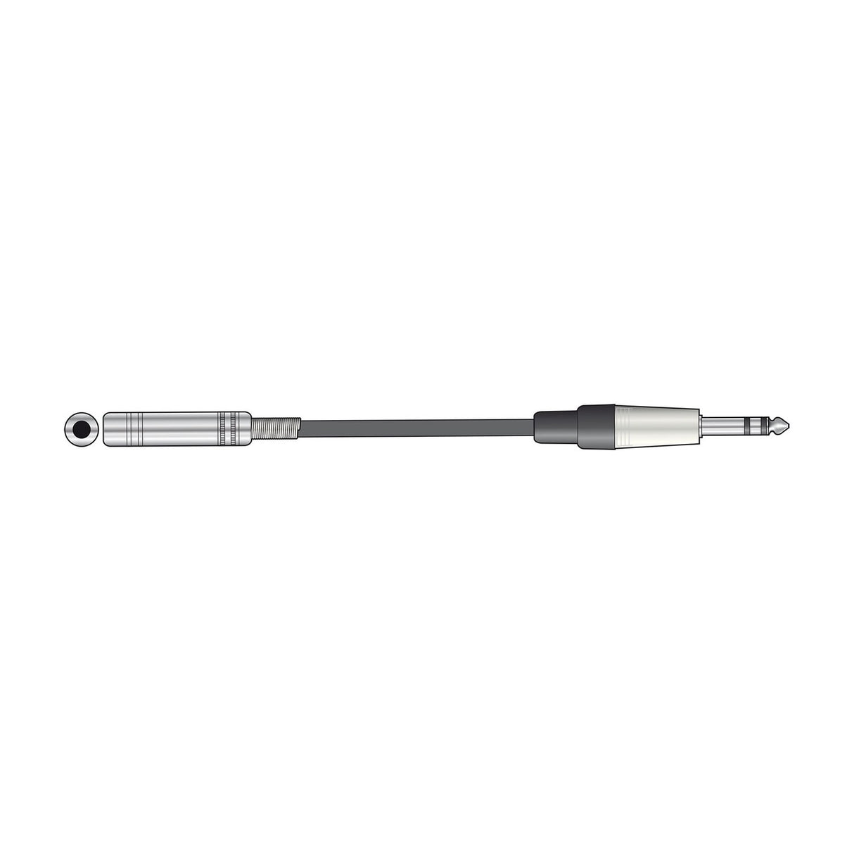 Citronic S6J-EXT300 6.3mm TRS Jack Extension Lead 3m
