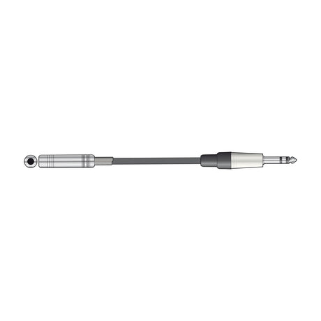 Citronic S6J-EXT300 3m audio extension lead with 6.3mm TRS jack plug and matching socket on a plain white background.