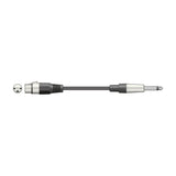 QTX Essential Microphone Lead XLR Female to 6.3mm Jack