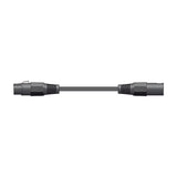 Citronic XF-XM050BK Balanced XLR Microphone Lead 0.5m