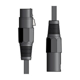 Citronic XF-XM150BK Balanced XLR Microphone Lead 1.5m
