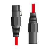 Citronic XF-XM600RD Balanced XLR Microphone Lead 6m Red