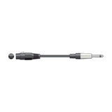 Citronic XF-M6J150BK XLR to Jack Microphone Lead