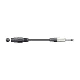 Citronic XF-M6J300BK XLR to Jack Microphone Lead 3m Black