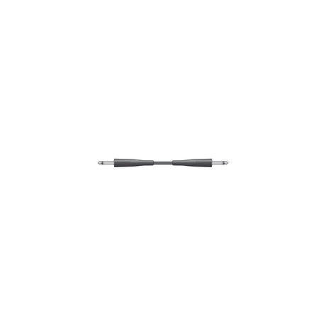 QTX Essential 1.5m speaker lead with a moulded 6.3mm mono jack plug at each end, shown straight against a plain white background.