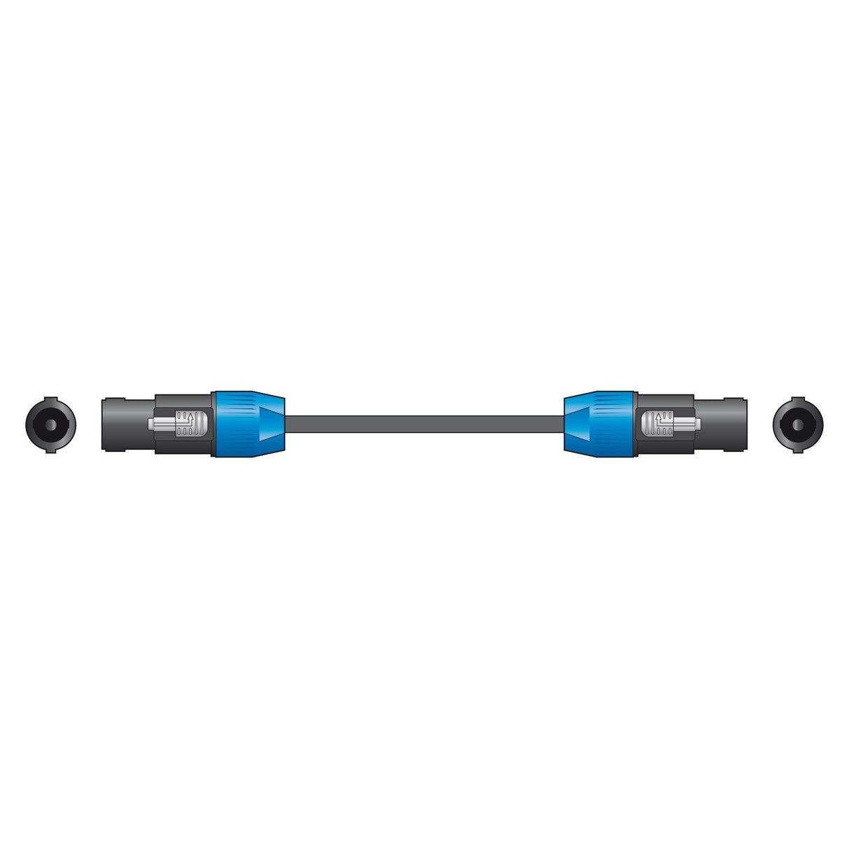 QTX Essential Speaker Lead To Speaker Plug - 1.5m