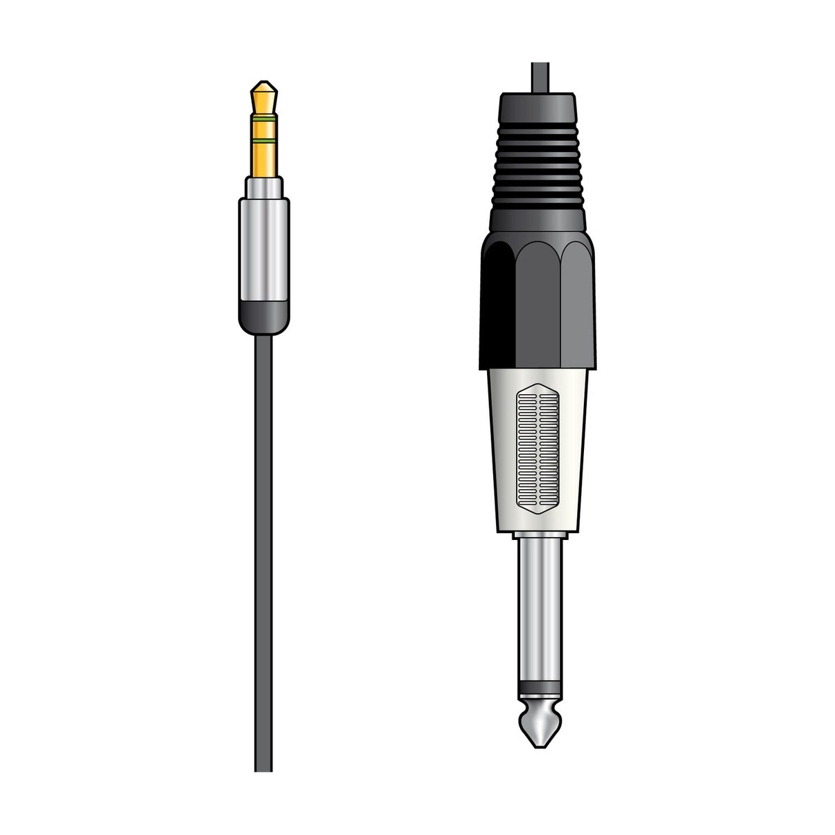 Citronic MP3-JK 3.5mm to 6.3mm Jack Audio Lead 1.5m