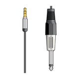 Citronic MP3-JK 3.5mm to 6.3mm Jack Audio Lead 1.5m