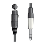 Citronic XF-S6J150 XLR Female to TRS Jack Audio Lead 1.5m