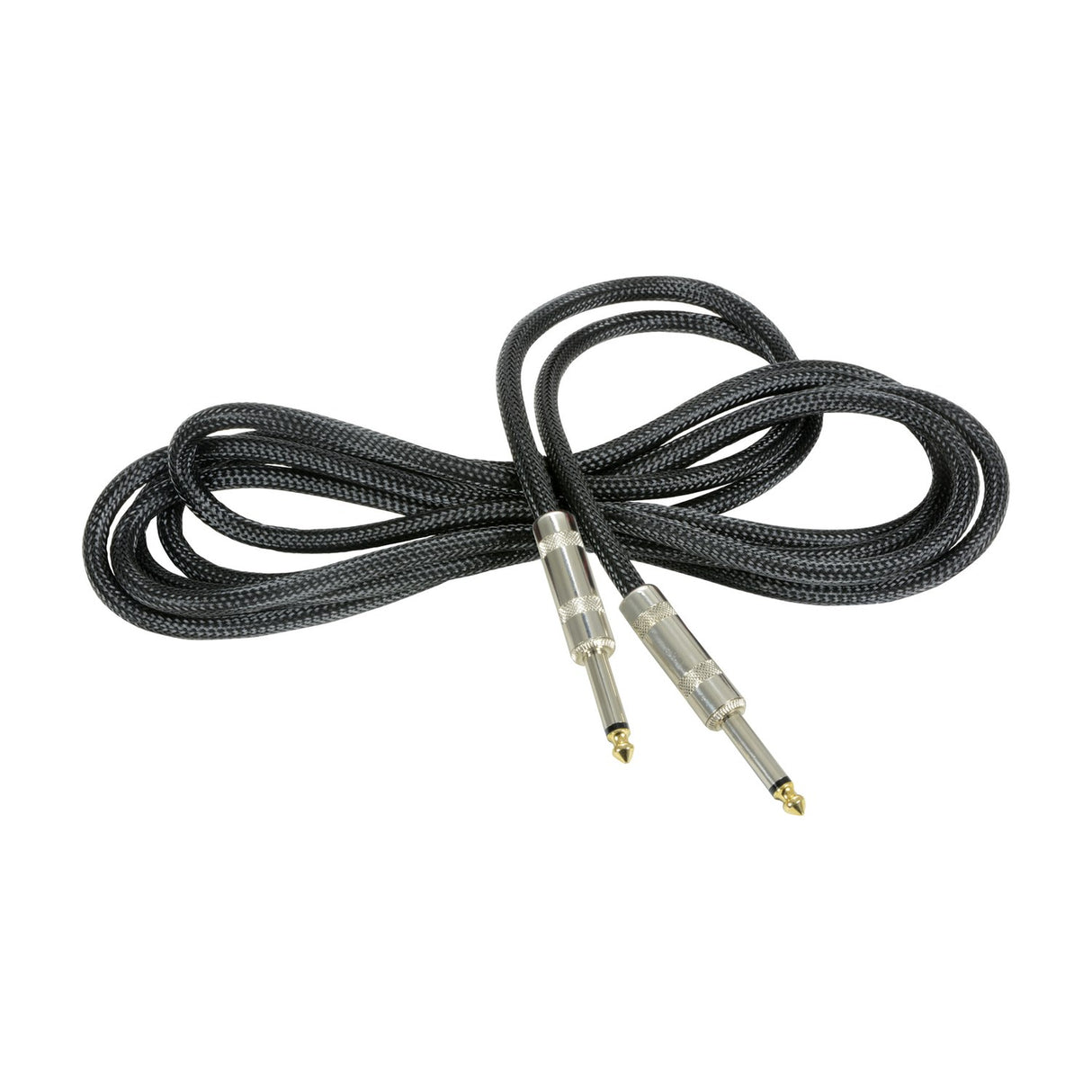 Citronic Classic Braided Guitar Lead Black 3.0m