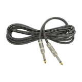 Citronic Retro Braided Guitar Lead 6.3mm Jack Cable
