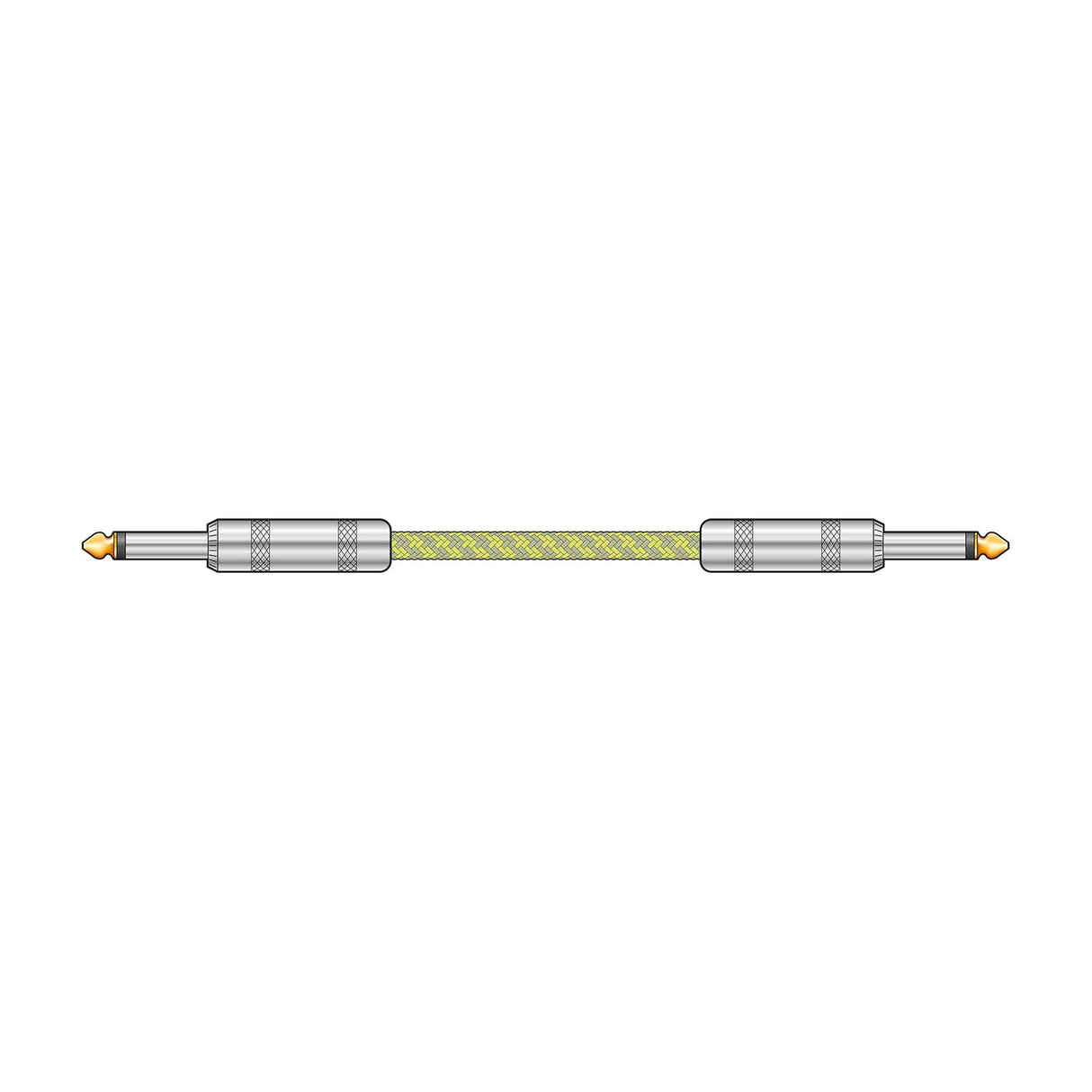 Citronic Classic Braided Guitar Lead 6.3mm Jack 3.0m
