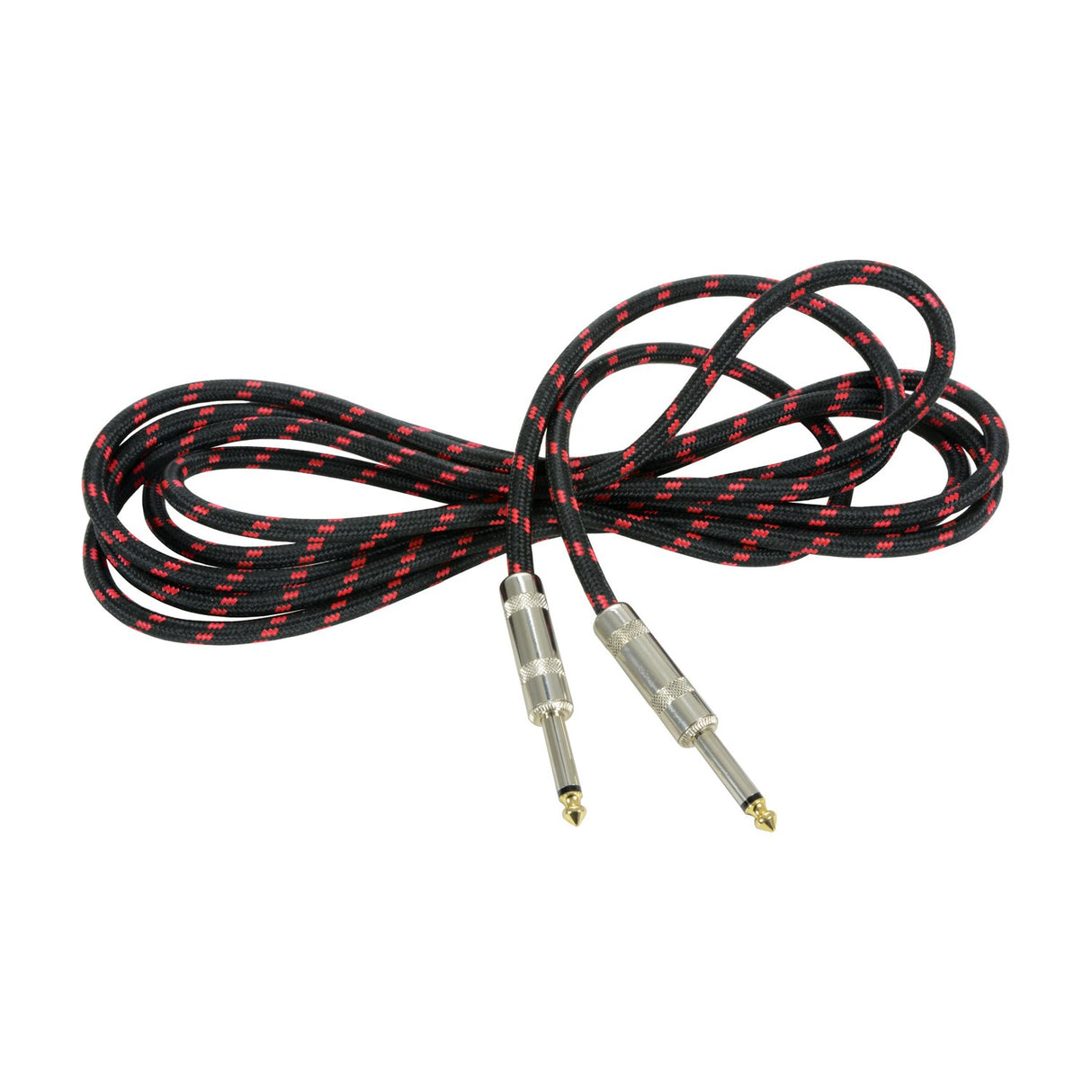 Citronic Classic Braided Guitar Lead 6.3mm Jack 3.0m