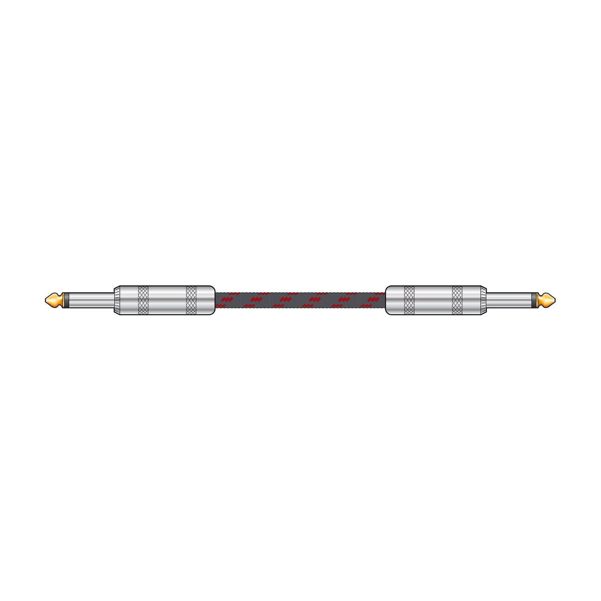 Citronic Classic Braided Guitar Lead 6.3mm Jack 3.0m