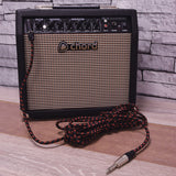 Citronic Retro Braided Guitar Lead 6.3mm Jack Cable 6.0m