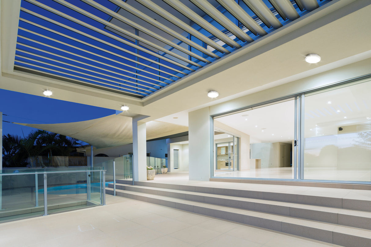 DABA PRO 300 26W Round LED Bulkhead IP65 Cool White - White