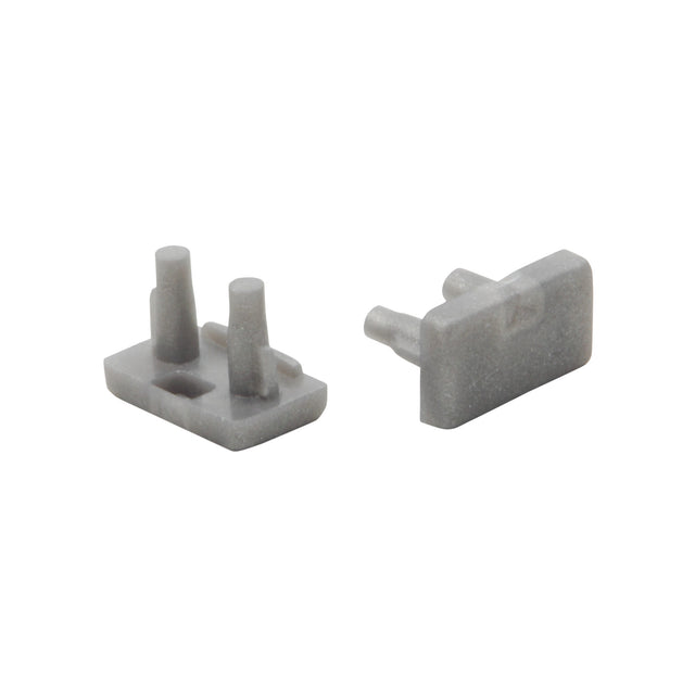 PROFILO B LED Profile End Cap 2 Pack - Grey/Black