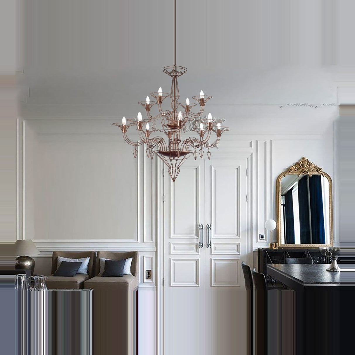Dedalo 12 Light Chandelier