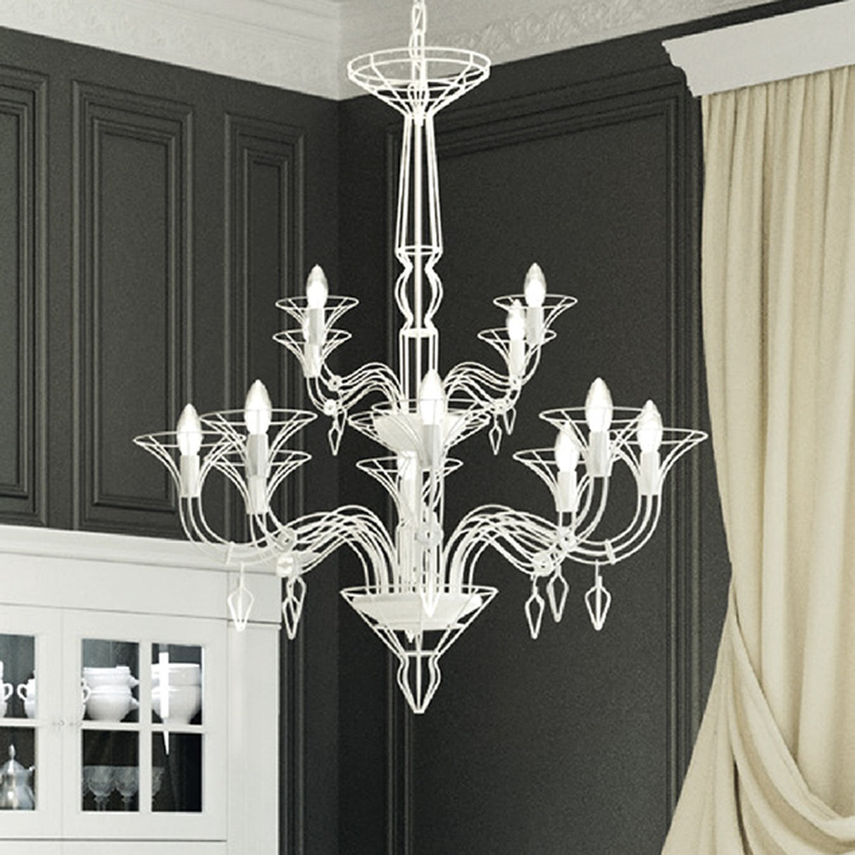 Dedalo 12 Light Chandelier