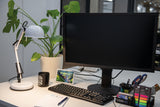 Pixa 10W E14 Desk Lamp Adjustable Arm - White