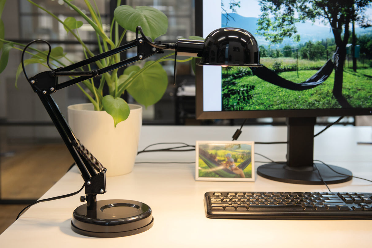 PIXA 10W Adjustable E14 Desk Lamp - Black