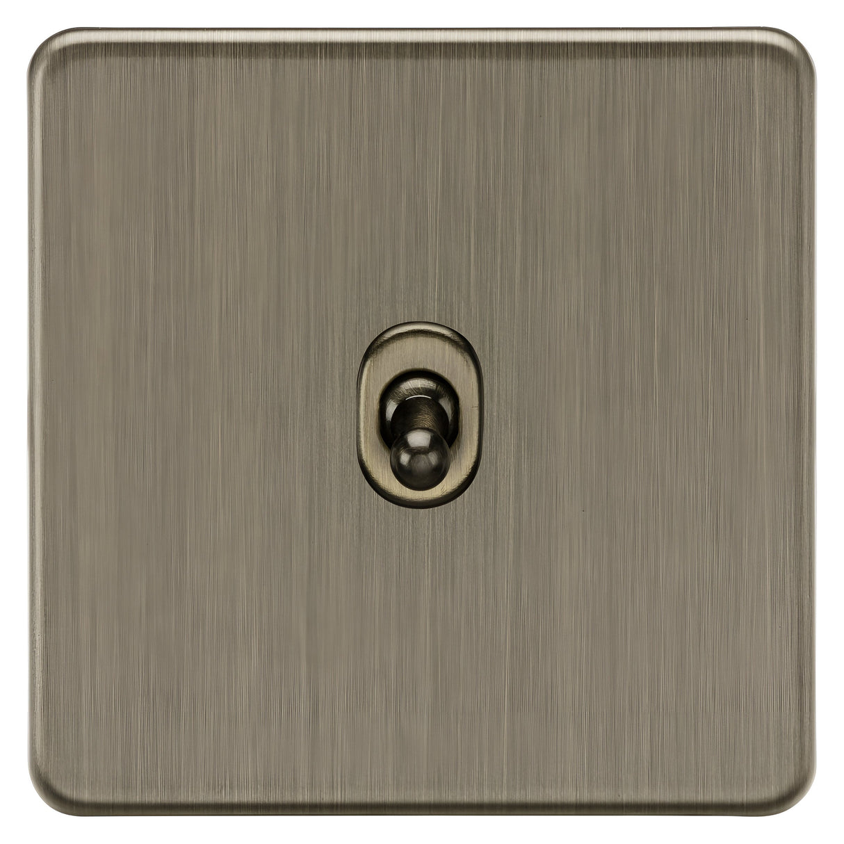 10AX 1G 2-way Toggle Switch - Antique Brass