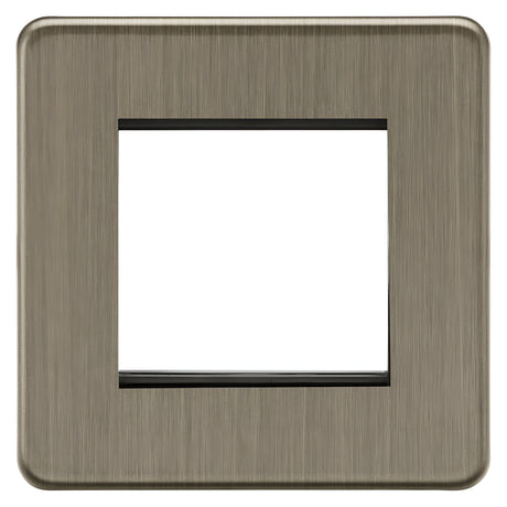 2G Modular Faceplate - Antique Brass