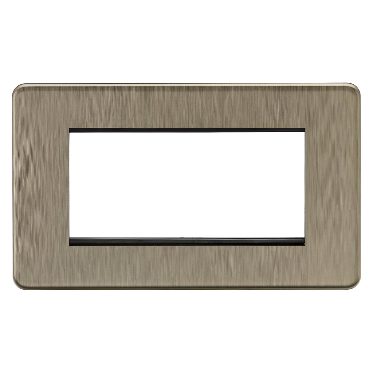 4G Modular Faceplate - Antique Brass