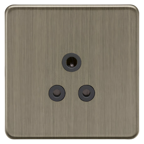 5A Unswitched Socket - Antique Brass