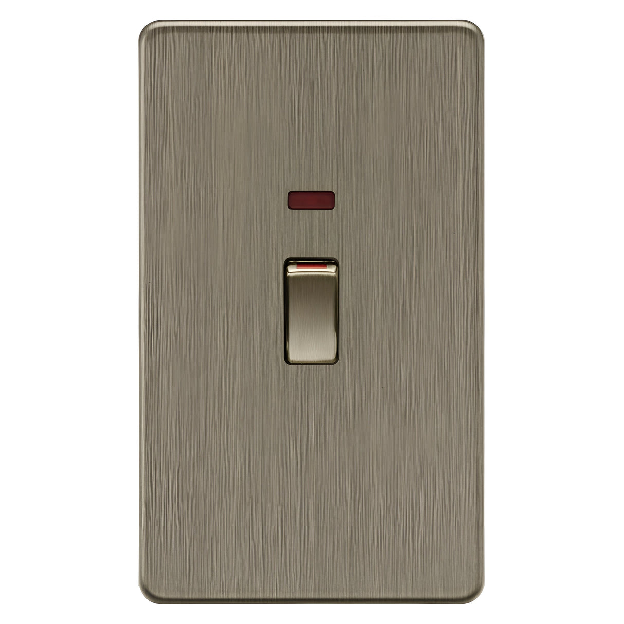 45A DP switch with Neon (2G size) - Antique Brass