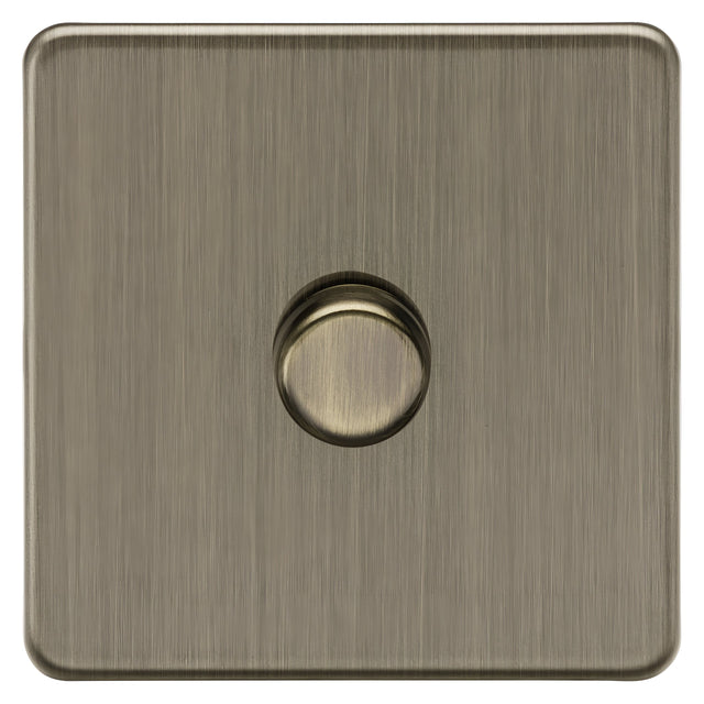 1G 2-way 10-200W (5-150W LED) Intelligent dimmer - Antique Brass