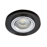 MORTA BL Round MR16 GU5.3 Recessed Downlight - Black