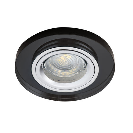 MORTA BL Round MR16 GU5.3 Recessed Downlight - Black