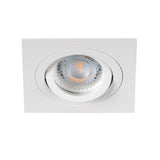 SEIDY 90x90 MR16 Recessed Square Ceiling Light - Matte White