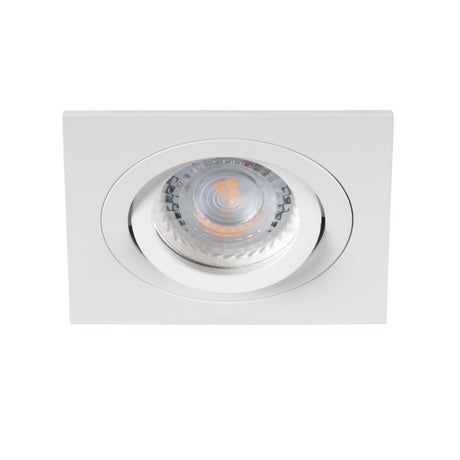 SEIDY 90x90 MR16 Recessed Square Ceiling Light - Matte White