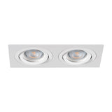 SEIDY 170x90 Twin GX5.3 Recessed Ceiling Light - Matte White