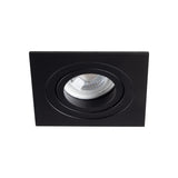 Seidy Compact Square MR16 Recessed Spotlight 12V 90x90 - Black Matt