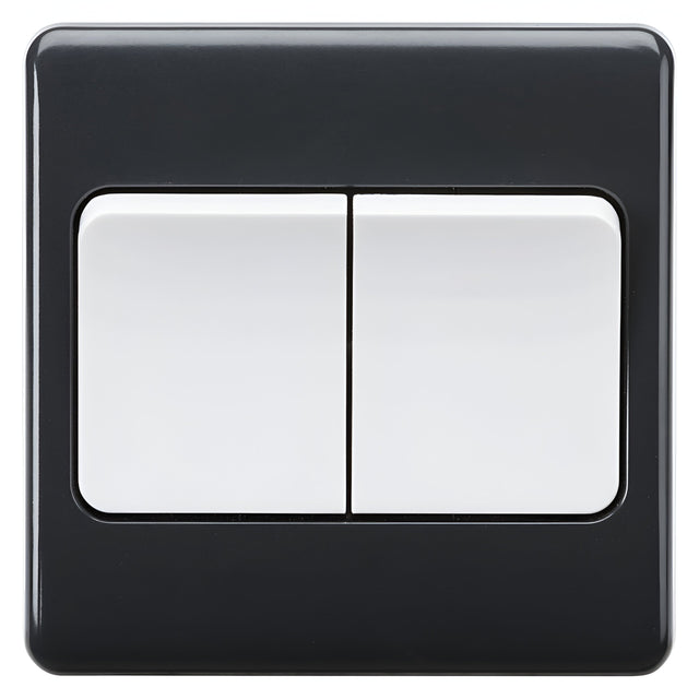 10AX 2G 2-way Wide Rocker Switch [Part M Compliant]