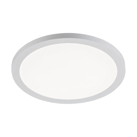 The 24W CCT Adjustable Circular LED Panel - 290mm features a modern design with a round, sleek white frame and a smooth, glowing surface. It includes CCT adjustable capabilities for customizable lighting and provides dual mounting options for versatile installation.