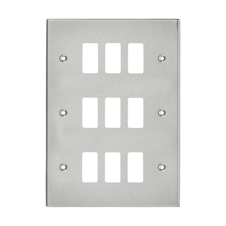 9G Grid Faceplate - Brushed Chrome