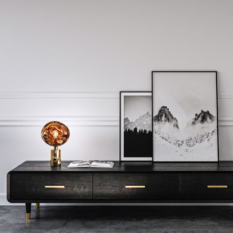 Ex-Display Lava Table Lamp - Gold